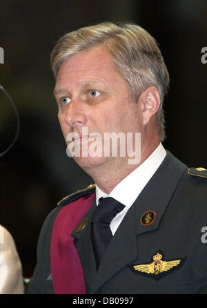 Le Prince Philippe de Belgique assiste à un Te Deum à la masse Sint Michiels et Sint Goedele (Saint Michel et Saint Gudule) Cathédrale à l'occasion de la fête nationale belge à Bruxelles, Belgique, 21 juillet 2007. Photo : RoyalPress (Pays-Bas) Banque D'Images