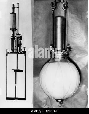 Énergie, électricité, lumière électrique, lampe à arc différentiel, 1878, droits supplémentaires-Clearences-non disponible Banque D'Images