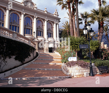 Entrée arrière de Casino, le Bar du Soleil et le Café de Paris, Monte Carlo, Monaco, Europe Banque D'Images