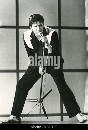 SHAKIN' STEVENS chanteur rock gallois sur 1975 Banque D'Images