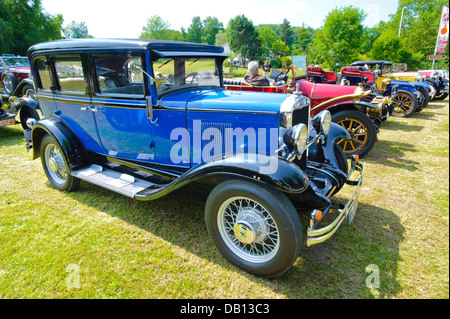 Chevrolet Sedan annonce Universal, construit à l'année 1930, photo prise le 12 juillet 2013 à Landsberg, Allemagne Banque D'Images