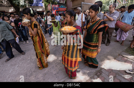 Santhal. Banque D'Images