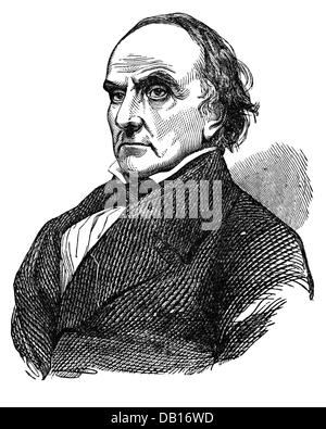 Webster, Daniel, 18.1.1782 - 24.10.1852, politicien américain, portrait, gravure de bois, XIXe siècle, Banque D'Images