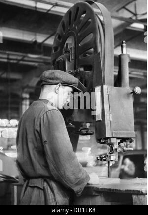 Industrie, travailleurs, travaillant à la SAW, Allemagne, années 1930, droits additionnels-Clearences-non disponible Banque D'Images