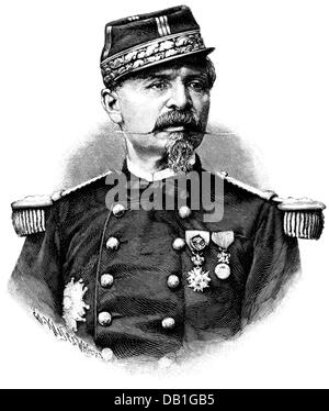Chanzy, Antoine Eugen Alfred, 18.3.1823 - 5.1.1883, général français, commandant de la 2ème Armée de Loire 1870 - 1871, portrait, gravure en bois, fin du XIXe siècle, Banque D'Images