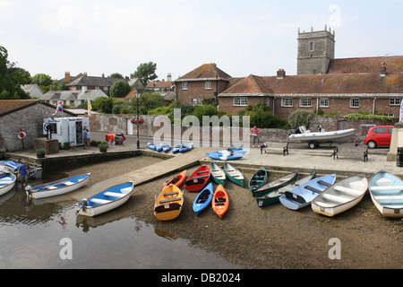 Location bateau Abbés Quay Wareham, Dorset Banque D'Images