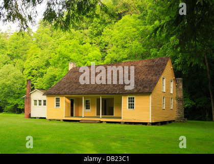Palmer House dans le site Cataloochee Valley, parc national des Great Smoky Mountains, North Carolina, USA Banque D'Images