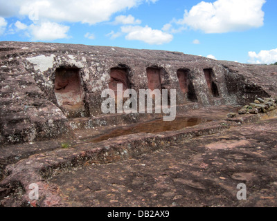 EL Fuerte, Ruines de l'archéologie, la Bolivie Samaipata Banque D'Images