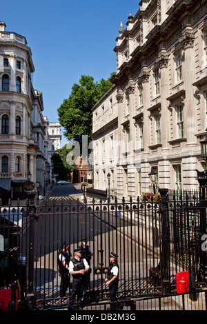 Downing Street (résidence du Premier ministre britannique) Londres, Angleterre Banque D'Images