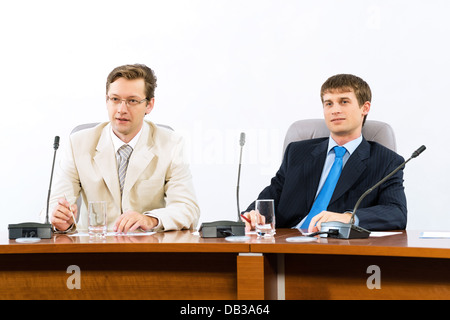 Deux hommes d’affaires Banque D'Images
