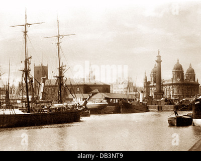 L'embarcadère de l'Île de Hull au début des années 1900 Banque D'Images