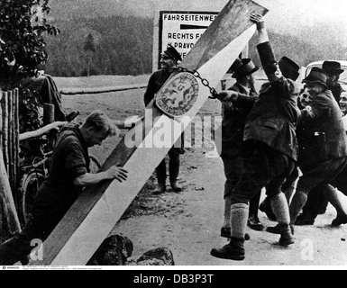 Nazisme / National socialisme, occupation des Sudètes 1.10.1938 - 10.10.1938, droits additionnels-Clearences-non disponible Banque D'Images