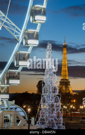 Europe, France, Paris, Place de la Concorde Banque D'Images