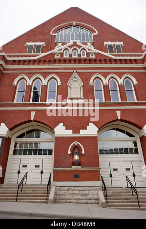 L'Auditorium Ryman, Nashville, Tennessee Banque D'Images