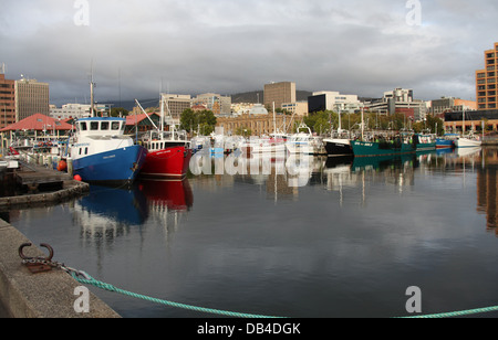 Quai Franklin sur front de mer de Hobart en Tasmanie Banque D'Images