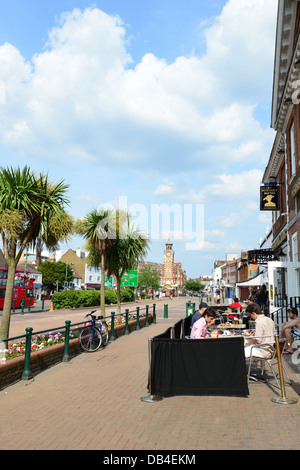 17e siècle, les chambres d'pub, High Street, Epsom, Surrey, Angleterre, Royaume-Uni Banque D'Images