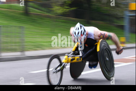 Les athlètes d'élite Marathon de Londres 2011 Londres, Angleterre - 17.04.11 Banque D'Images