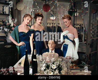 LES GIRLS MGM, 1957. Réalisé par George Cukor. Avec Gene Kelly, Mitzi Gaynor, Kay Kendall et Taina Elg Banque D'Images