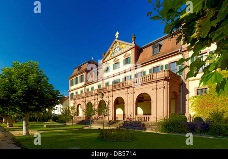 Kellereischloss, rouge Château Hammelburg, Bad Kissingen, district de Basse Franconie, Bavière, Allemagne Banque D'Images