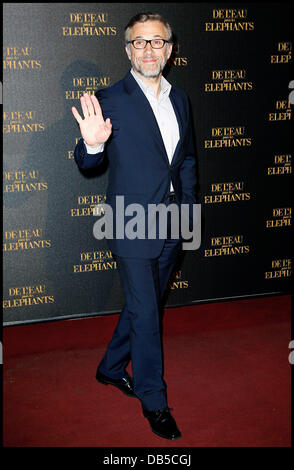 Christoph Waltz, Paris Première de film 'l'eau pour les éléphants" theCinema au Grand Rex. Paris, France - 28.04.11 Banque D'Images