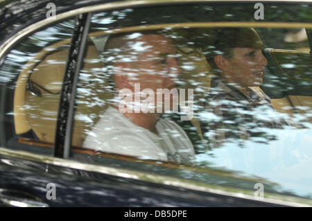 Mike Tindall et Zara Phillips le mariage du Prince William et Catherine Middleton - Clarence House Londres, Angleterre - 29.04.11 Banque D'Images