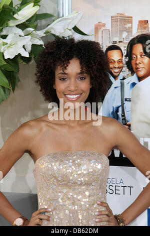 Annie Ilonzeh Los Angeles Premiere de "Jumping The Broom" tenue au cinéma ArcLight à Hollywood Los Angeles, Californie - 04.05.11 Banque D'Images