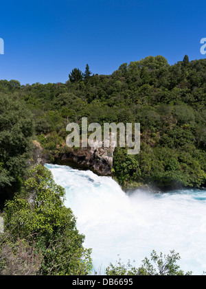 Huka dh TAUPO Nouvelle-zélande Waikato River rapids l'eau cascade Banque D'Images