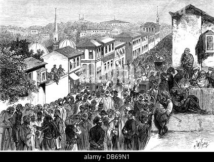 Evénements, guerre russo-turque 1877 - 1878, droits supplémentaires-Clearences-non disponible Banque D'Images