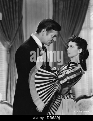 Autant en emporte le vent Selznick International Pictures, 1939. Réalisé par Victor Fleming, George Cukor, Sam Wood. Clark Gable, Vivia Banque D'Images