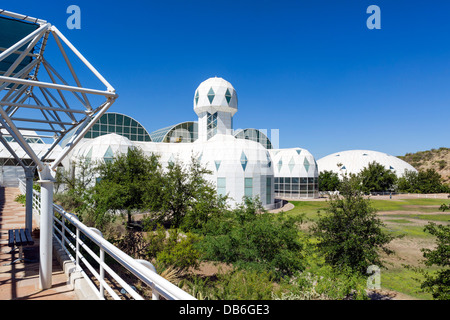 Biosphere 2 Earth Systems Science Research Facility de l'Université de l'Arizona, Oracle, près de Tucson, Arizona, USA Banque D'Images