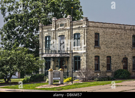 Image HDR de la Chambre de Commerce Centre de visiteurs du Village de Menomonee Falls WI de la maison historique Kohler Zahn Banque D'Images