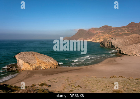 Cabo de Gata - Nijar Natural Park, Monsul Beach, Almeria la province, région d'Andalousie, Espagne, Europe Banque D'Images