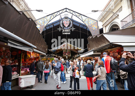 St josep marché de la boqueria dans El Raval Barcelone Catalogne Espagne Banque D'Images