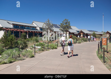 Centre des visiteurs, Rive Sud, le Parc National du Grand Canyon, Arizona. Banque D'Images