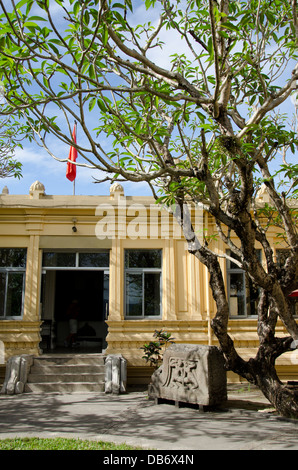 Vietnam, Da Nang. Le Musée Cham, la plus belle collection d'art culturel Cham dans le monde. L'extérieur du musée. Banque D'Images