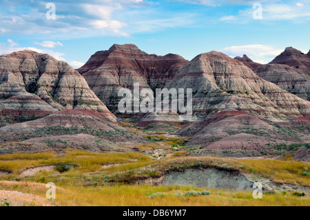 Les badlands paysage du Dakota du Sud Banque D'Images