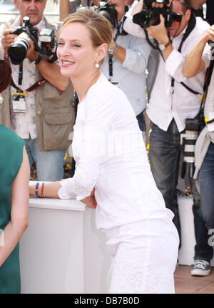 Uma Thurman 2011 Cannes International Film Festival - Jour 1 -Le Jury Photocall Cannes, France - 11.05.11 Banque D'Images