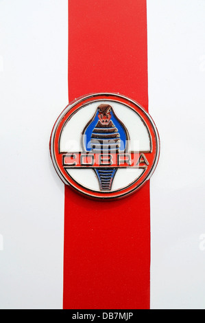 AC Cobra, logo, British vintage sports car Banque D'Images