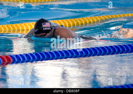 La 13e Championnats du monde de natation Fina tenu dans le Foro Italico Natation complexe. Banque D'Images