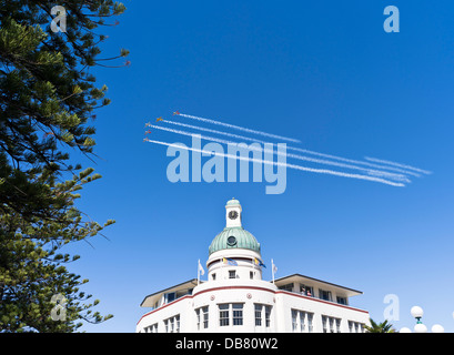 dh week-end art déco NAPIER FESTIVAL NOUVELLE-ZÉLANDE NZ Aerobatic les avions à affichage aérien montrent un avion à dôme Banque D'Images