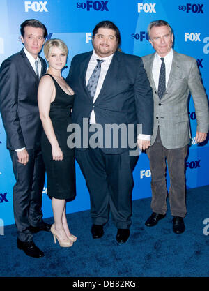 Jason Butler Harner, Sarah Jones, Gorge Garcia et Sam Neill présentation upfront FOX - Arrivées New York City, USA - 16.05.11 Banque D'Images