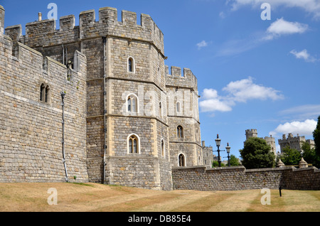 Vue du château de Windsor de la grand-rue à Windsor Banque D'Images