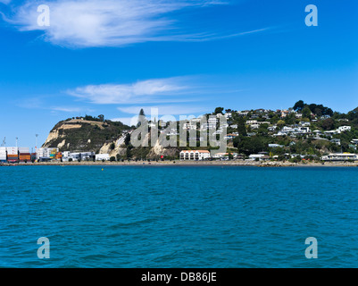 dh NAPIER NOUVELLE-ZÉLANDE Napier Skyline Buff Hill maisons urbaines et port bluff zealands paysage côte est mer Banque D'Images