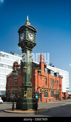 Royaume-uni, Angleterre, Birmingham, Quartier des bijoutiers, le 1903 Chamberlain Réveil érigé à la mémoire du MP Banque D'Images