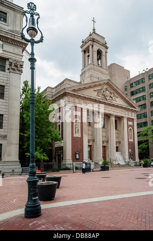 L'Église catholique de St Andrew New York City Banque D'Images