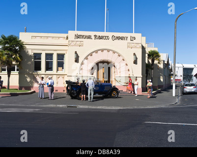 dh National Tobacco Company NAPIER NEW ZEALAND Buildings Art déco visite touristique des gens du bâtiment des années 1930 Banque D'Images