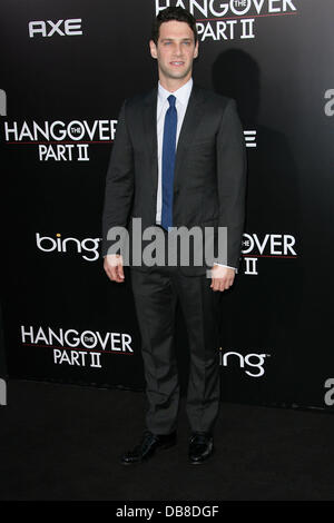 Justin Bartha Los Angeles Premiere de "The Hangover Part II' tenue à Grauman's Chinese Theatre - Arrivées Hollywood, Californie - 19.05.11 Banque D'Images