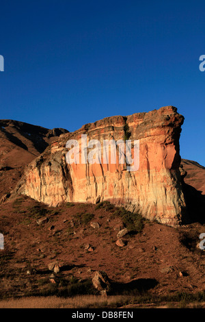 En contrefort Brandwag Golden Gate Highlands National Park, Free State, Afrique du Sud Banque D'Images