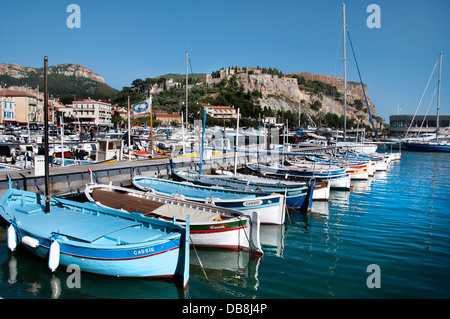 Cassis Vieux Port Port Provence Côte d'Azur France Méditerranée Banque D'Images