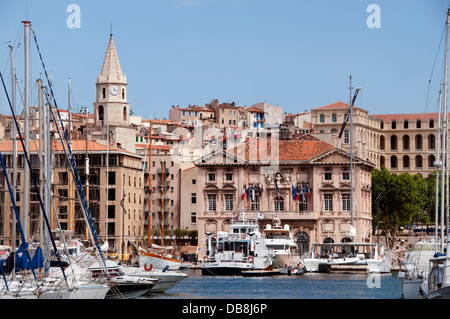 France Marseille Vieux Port Vieux Français Banque D'Images